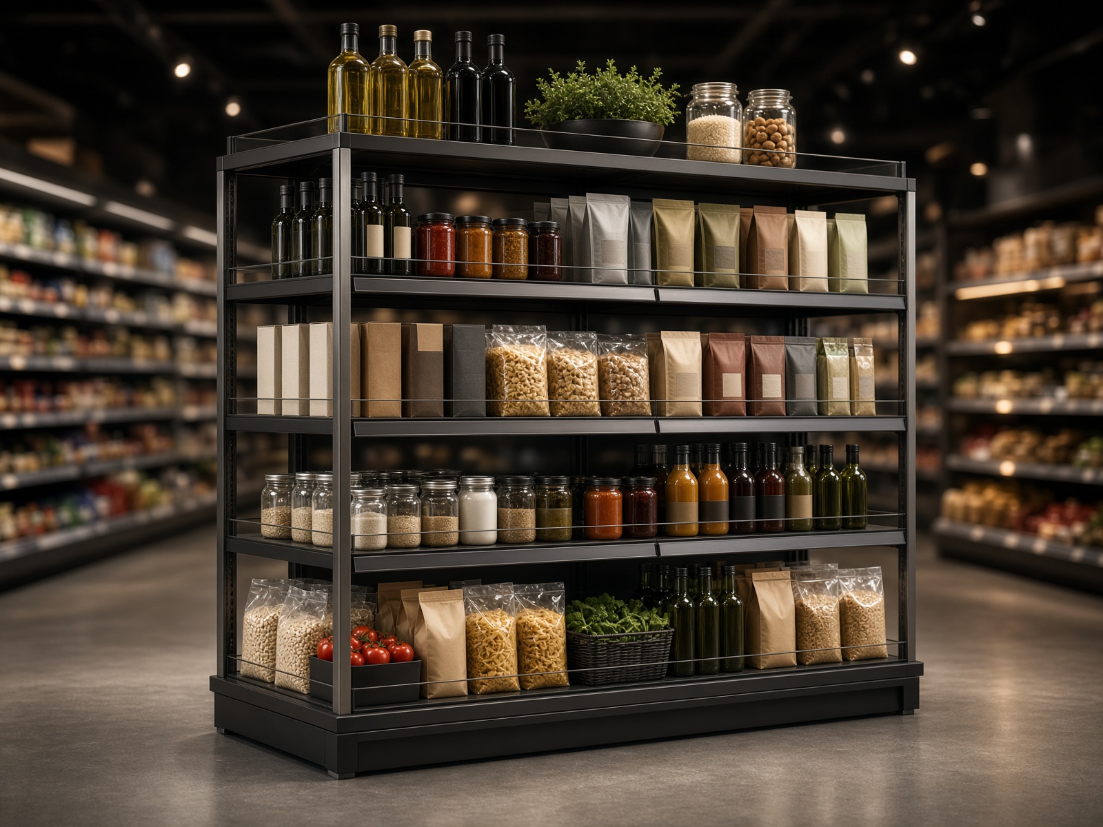 End-cap display